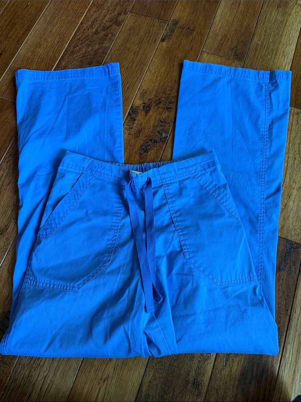 WonderWink Bright Blue Drawstring scrubPants